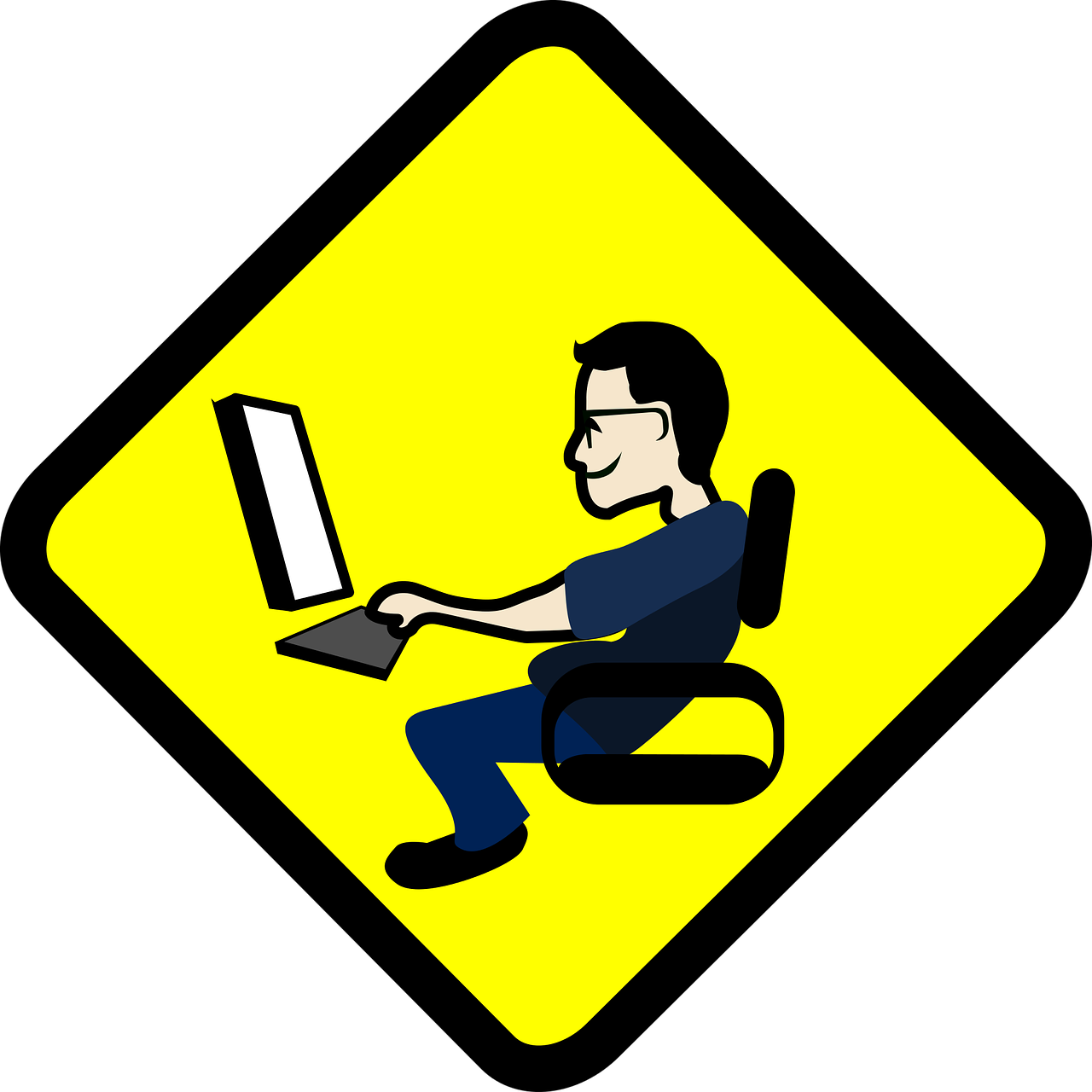 programmer, a man working on computer