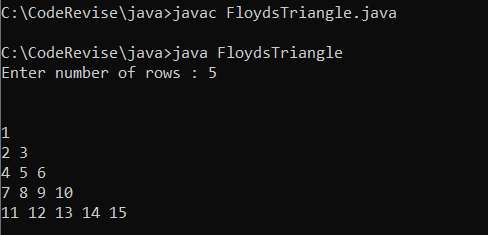 floyds-triangle-in-java