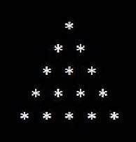 Pyramid Star Pattern